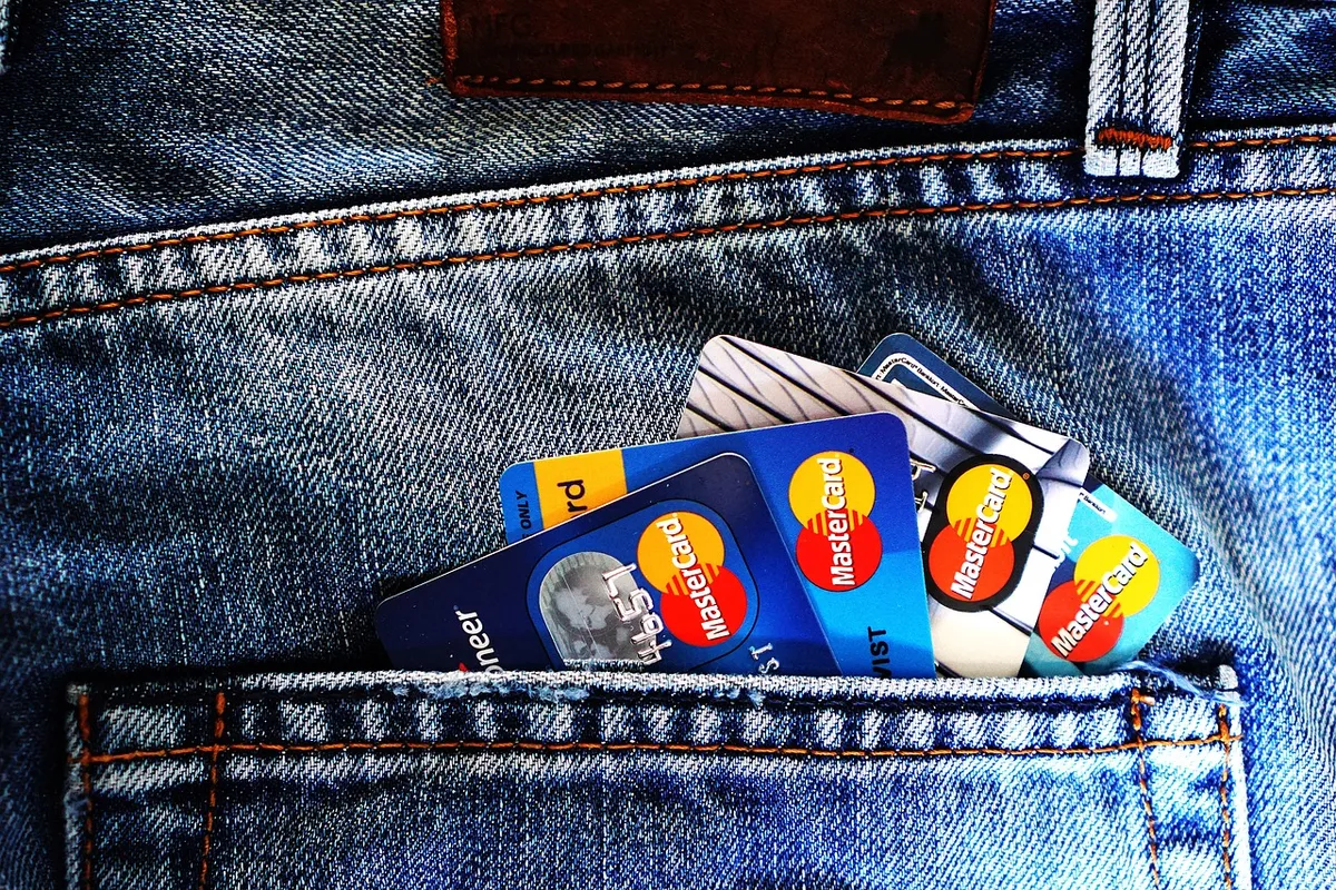 credit cards, denim, jeans, blue jeans, debit cards, cards, money, bank account, bank, mastercard, pocket, credit cards, money, money, money, money, money, bank