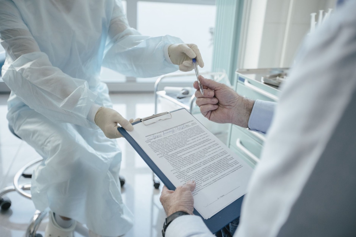 Veterinary treatment intake forms