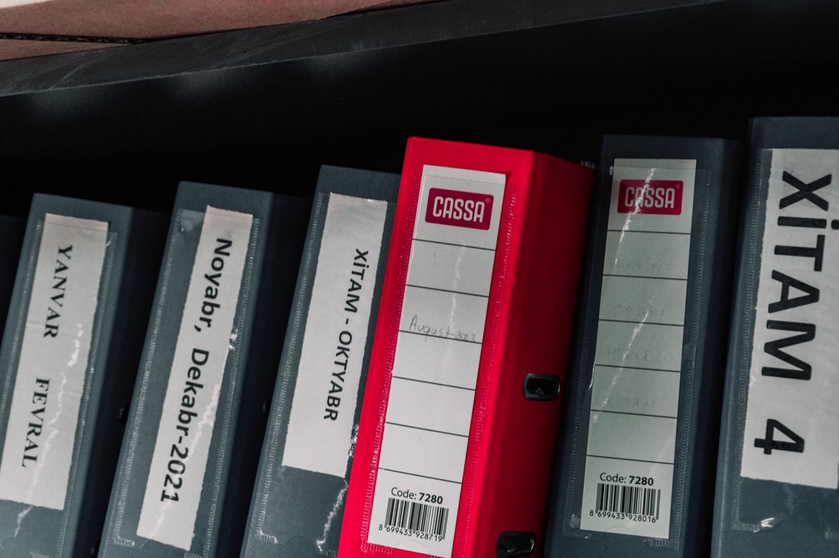 Archivos médicos organizados